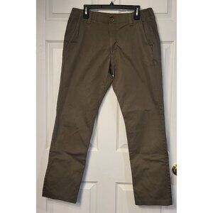 Under Armour Pants Green Taper Stretch Loose Fit 36x32 Casual Hiking Outdoor
